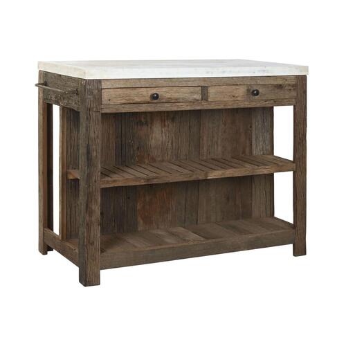 Køkken møbler Home ESPRIT Hvid Natur 120 x 60 x 97 cm 131 x 61,5 x 97 cm