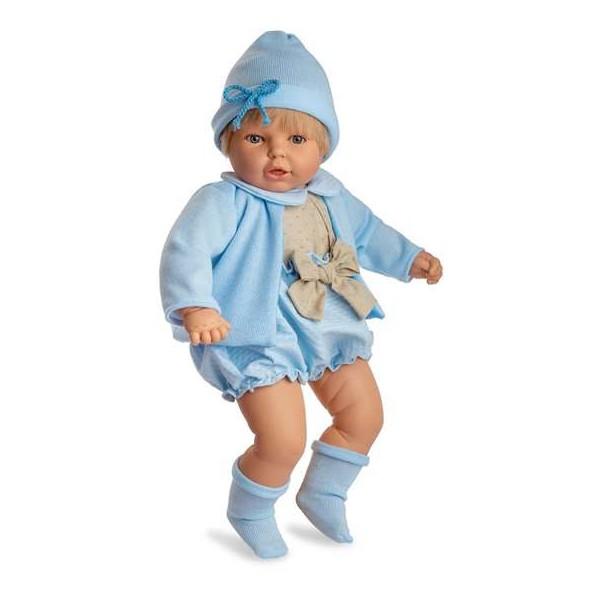 Baby Dukke Berjuan Tøj Blå