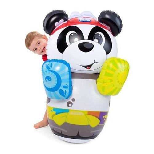 Boksebold med oppustelig fod til børn Panda Chicco med lyd (60 x 91 x 30 cm)