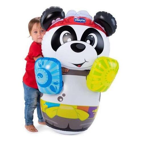 Boksebold med oppustelig fod til børn Panda Chicco med lyd (60 x 91 x 30 cm)