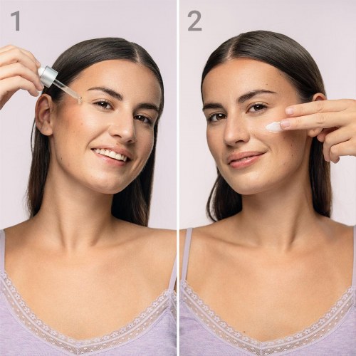 Ansigtspleje sæt med fugtighedscreme og serum - Kombucha