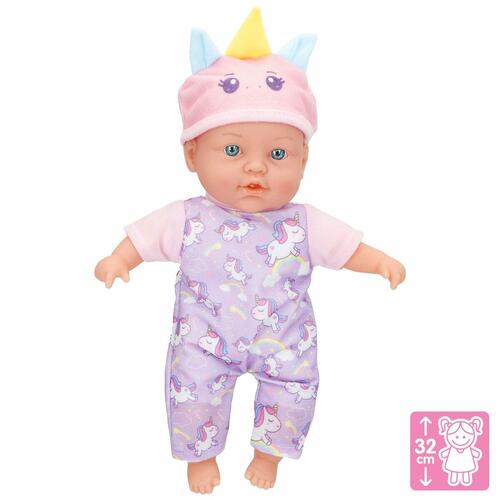Baby dukke sæt 21 × 32 × 9,5 cm - 4 enheder, multifarvet