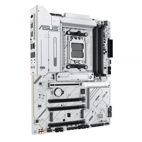 Asus X870 MAX Gaming WiFi7 W bundkort - AMD AM5, ATX, hvid