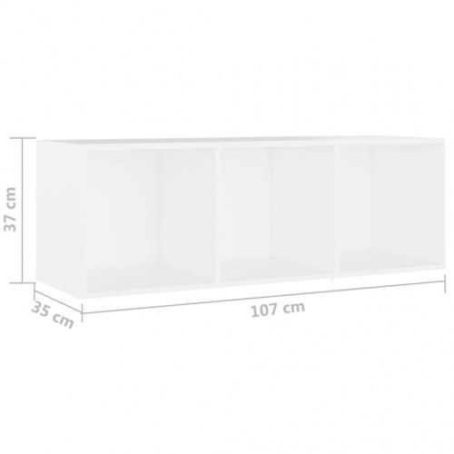 TV-borde 2 stk. 107 x 35 x 37 cm - hvid