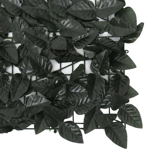 Altanafskærmning 600x150 cm mørkegrønne blade