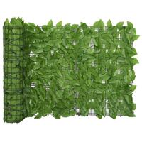 Altanafskærmning 300x75 cm grønne blade
