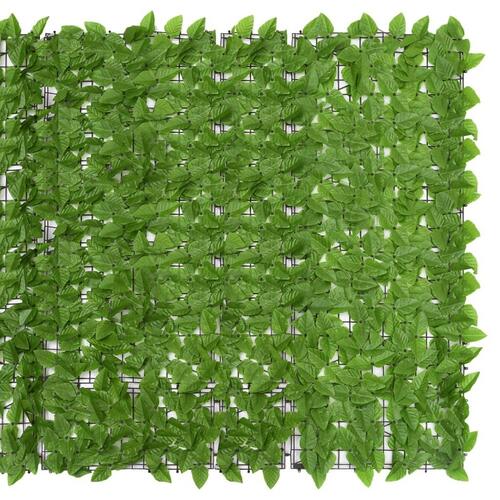 Altanafskærmning 400x150 cm grønne blade