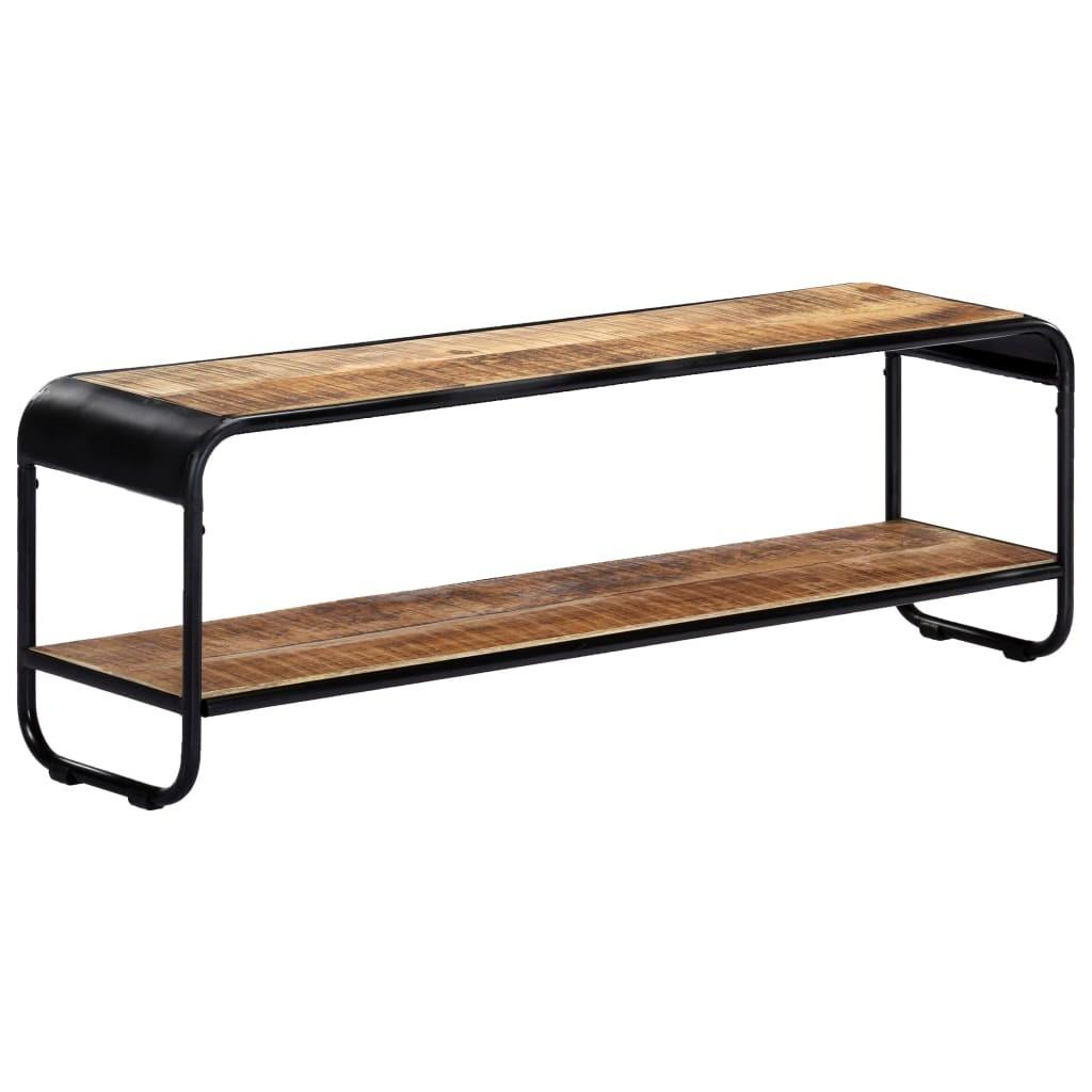 Tv-skab 120 x 30 x 40 cm massivt ru mangotræ