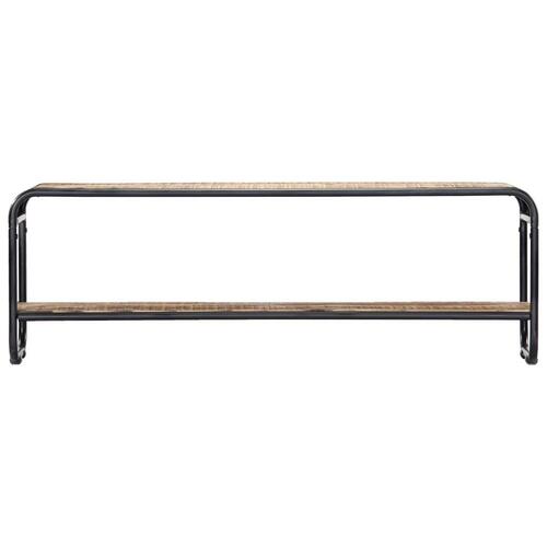 Tv-skab 120 x 30 x 40 cm massivt ru mangotræ