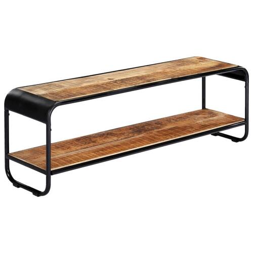 Tv-skab 120 x 30 x 40 cm massivt ru mangotræ