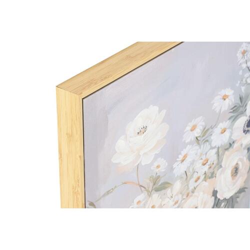 Lærredsmaleri - Vase, håndmalet, 70 × 50 cm