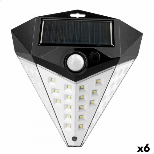 Aktive solcellelampe med bevægelsessensor - 15 × 15 × 7 cm (6 stk.)