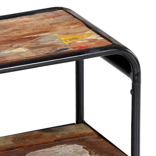 Tv-skab 120x30x40 cm massivt genbrugstræ