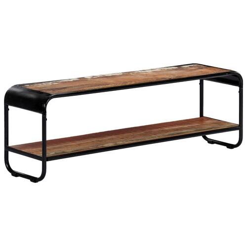Tv-skab 120x30x40 cm massivt genbrugstræ