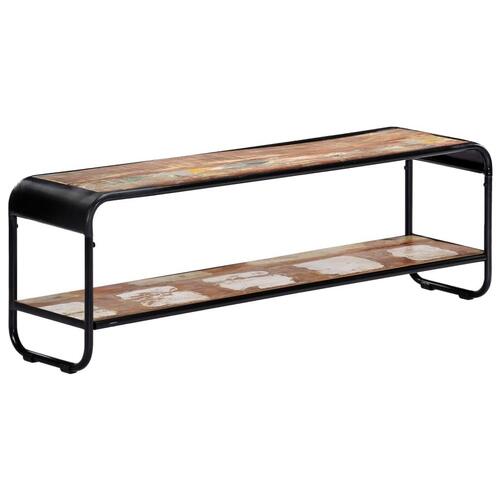 Tv-skab 120x30x40 cm massivt genbrugstræ