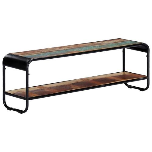 Tv-skab 120x30x40 cm massivt genbrugstræ