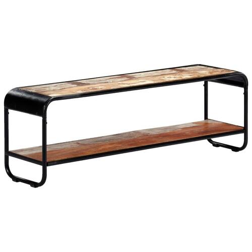 Tv-skab 120x30x40 cm massivt genbrugstræ