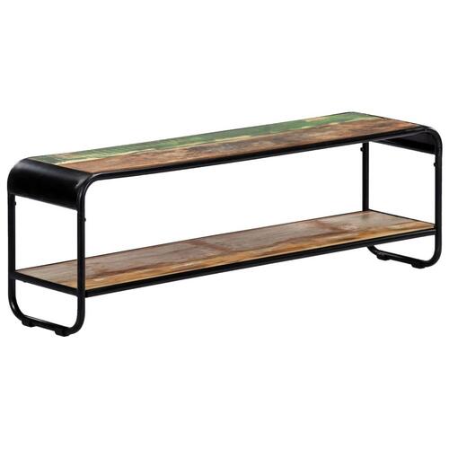Tv-skab 120x30x40 cm massivt genbrugstræ