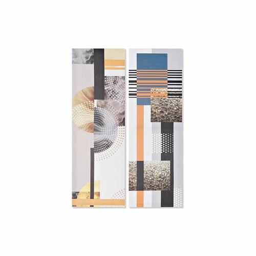 Maleri DKD Home Decor Moderne (90 x 2,3 x 30 cm) (2 enheder) (90 x 2 x 30 cm)