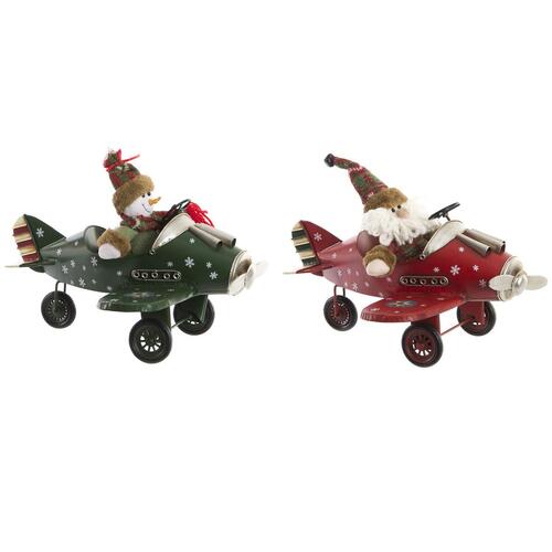Julepynt DKD Home Decor Fly Metal (36,5 x 23 x 25 cm) (2 enheder)