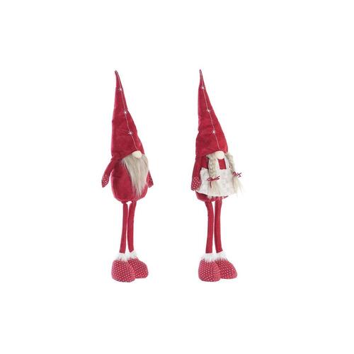 Dekorativ figur DKD Home Decor Jul Dværg Polyester (22 x 10 x 73 cm) (2 enheder)