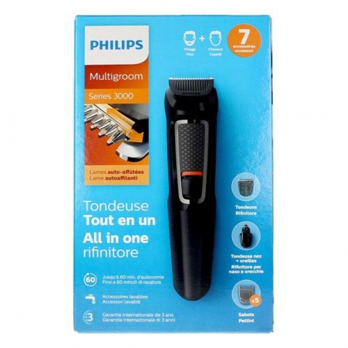 Skæg- og hårtrimmer Philips Multigroom 7-i-1, sort
