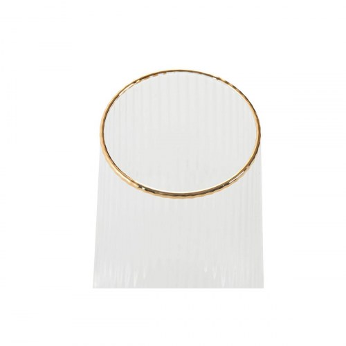 Champagneglas - gennemsigtig/gylden krystal, 400 ml (6 stk.)