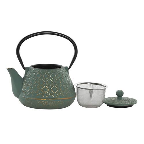 Tekande Home ESPRIT Grøn Rustfrit stål Jern 600 ml