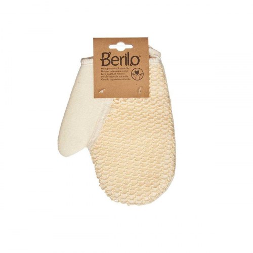 Skrubbehandske Berilo - hvid/beige (12 stk.)