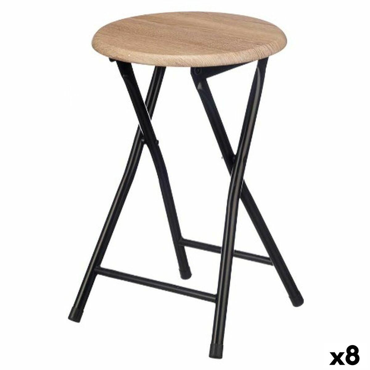 Taburet Gift Decor Wr7007m Natur Pvc Metal Træ Mdf 30 X 46 X 30 Cm 718 X 65 X 30 Cm 8 Enheder