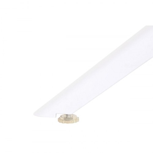 Spisebord - hvid, rund, metal og polypropylen, 80 × 80 × 75 cm