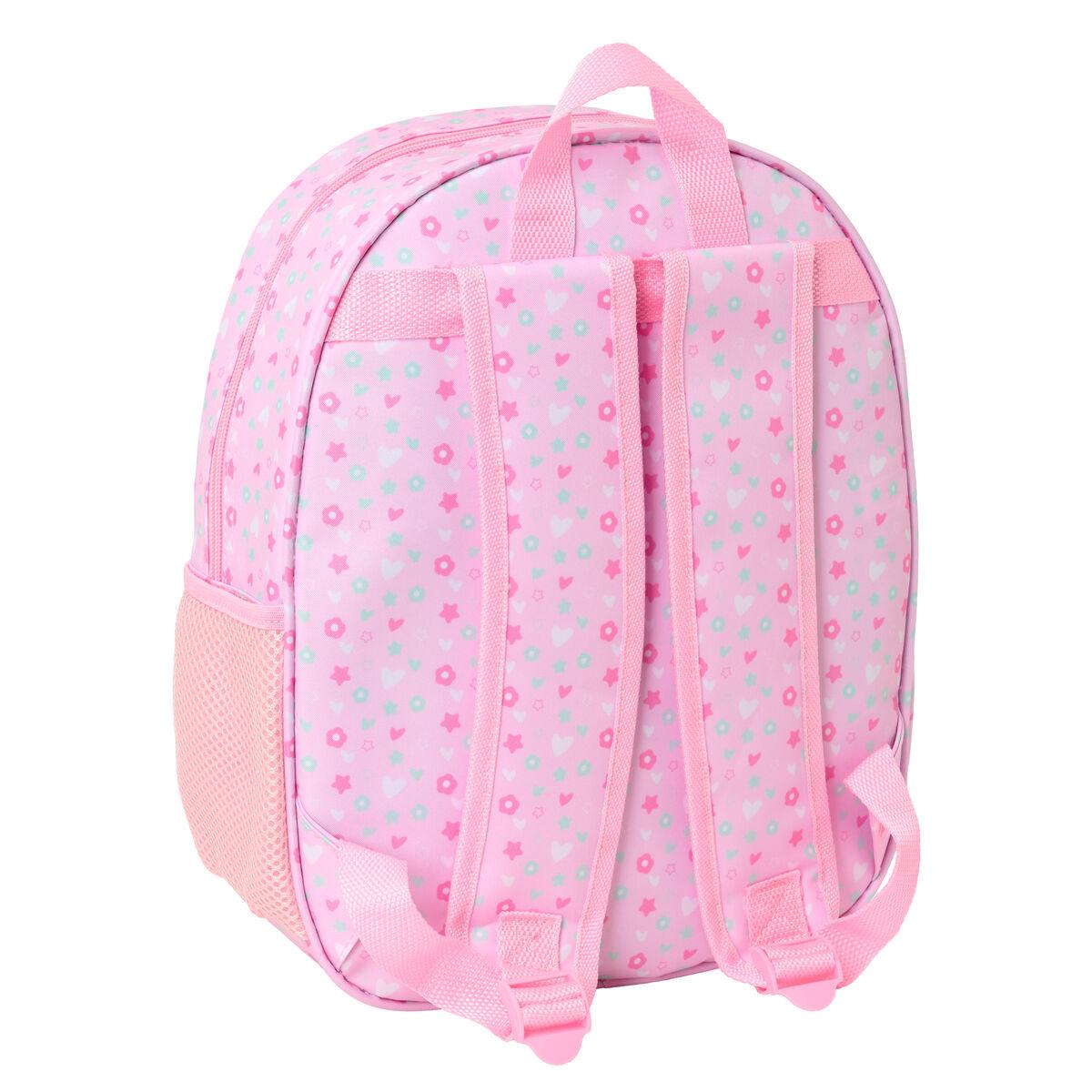 Safta børnetaske/rygsæk Unicorn 3D - pink 27 × 33 × 10 cm