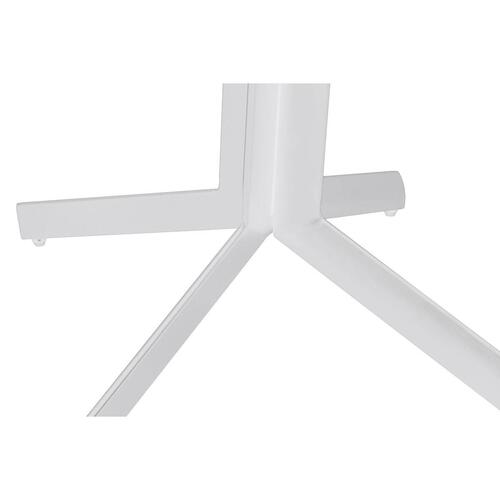 Barbord-sæt med 2 stole, hvid, metal og polypropylen - 60 × 60 × 102 cm