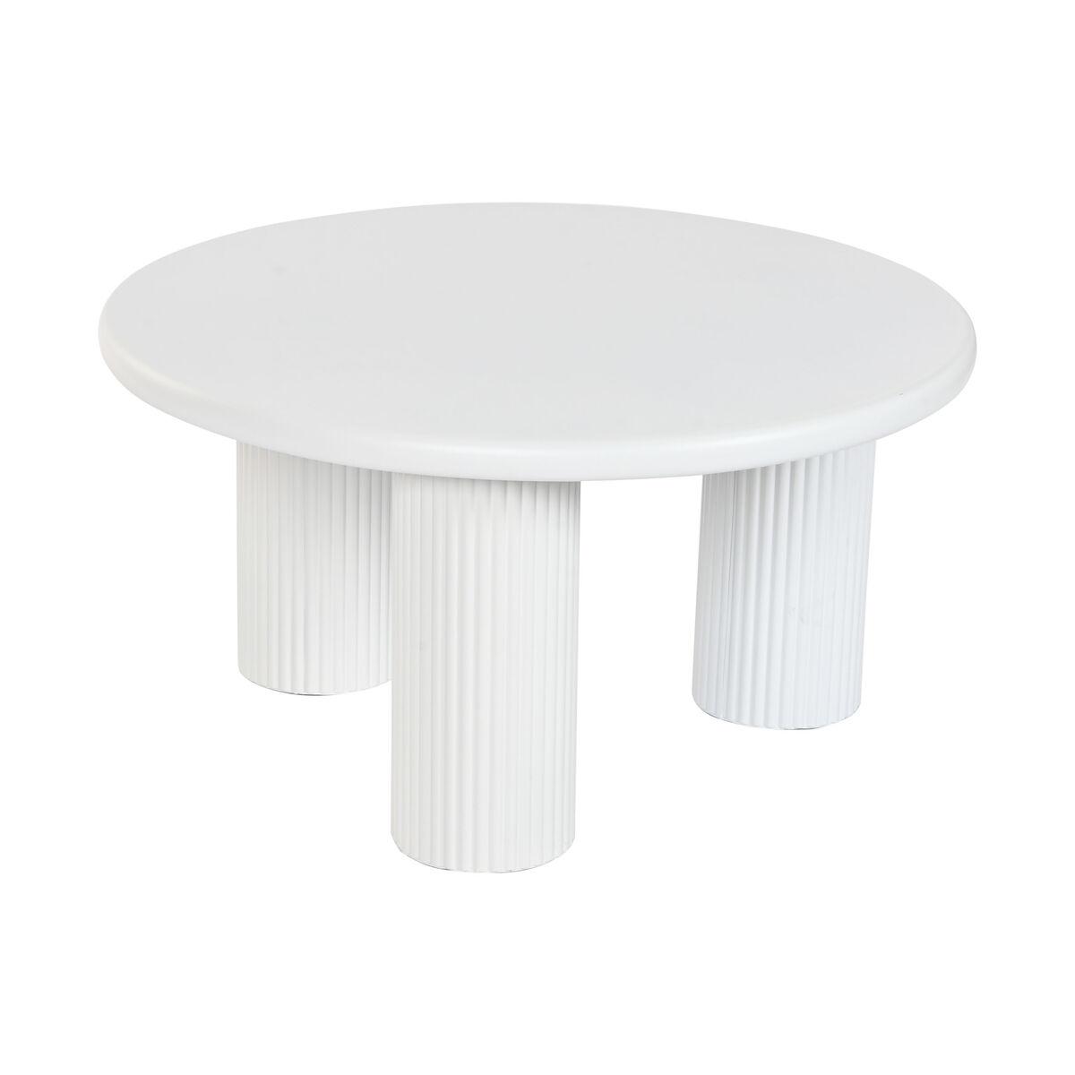 Sofabord - hvid, 75 x 75 x 40 cm