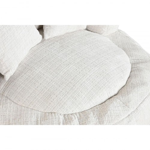 Lænestol - hvid, 104 × 104 × 50 cm