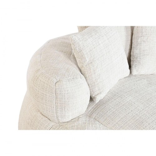 Lænestol - hvid, 104 × 104 × 50 cm