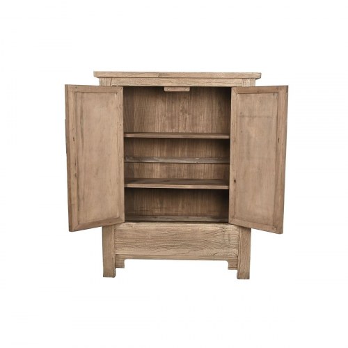 Skænk i natur elmetræ - 102 × 40 × 132 cm