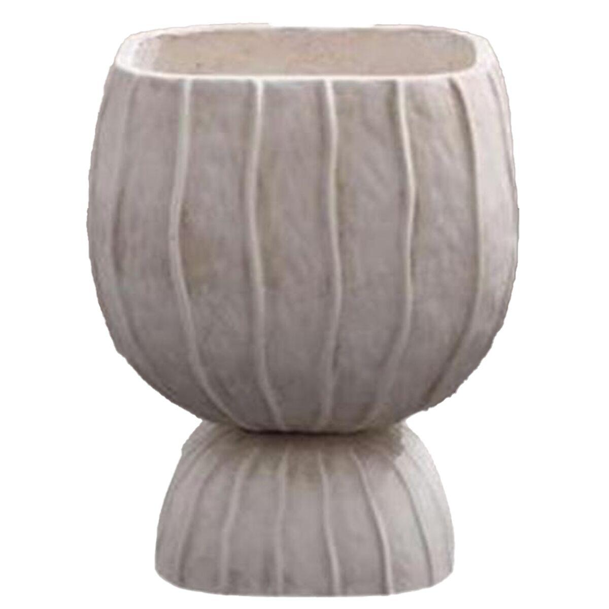 Urtepotte Home ESPRIT Ler Fiber Moderne 35 x 35 x 45 cm