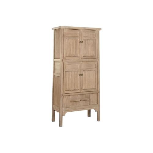 Skab Home ESPRIT Natur Elmetræ 92 x 42 x 189 cm