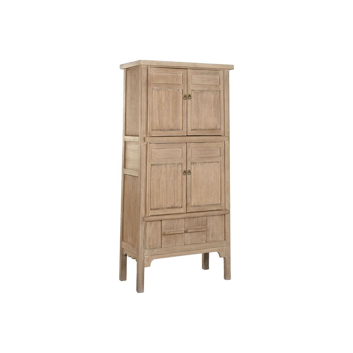 Skab Home ESPRIT Natur Elmetræ 92 x 42 x 189 cm
