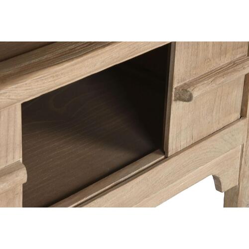 Skab Home ESPRIT Natur Elmetræ 92 x 42 x 189 cm