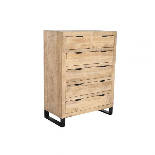 Kommode brun - 90 x 45 x 121 cm