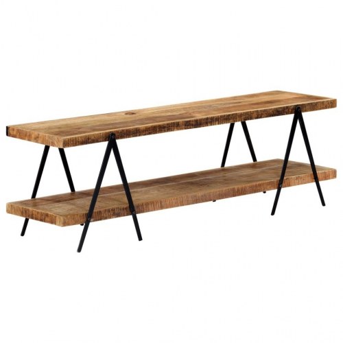 Tv-skab i massivt mangotræ 160 x 40 x 50 cm