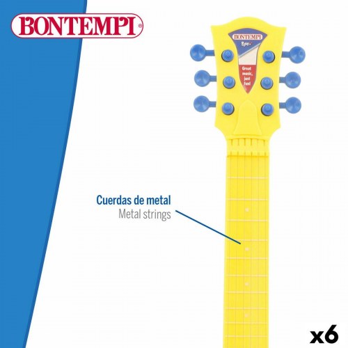 Børneguitar Bontempi - musiklegetøj 20 × 56 × 4 cm (6 stk.)