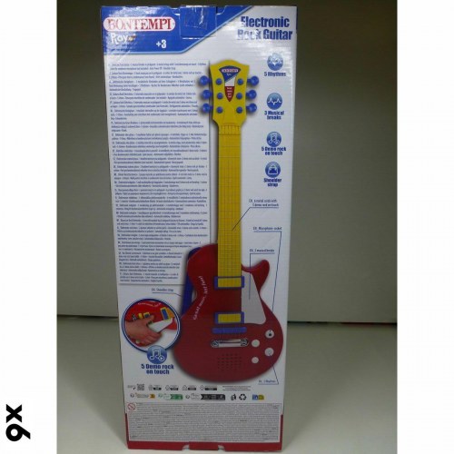 Børneguitar Bontempi - musiklegetøj 20 × 56 × 4 cm (6 stk.)