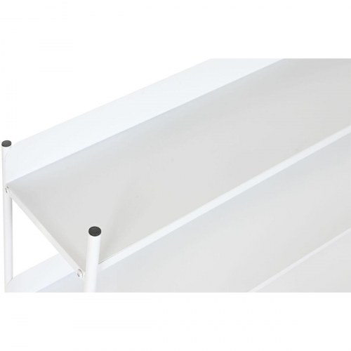 Hylde i hvid metal - 120 × 30 × 76 cm