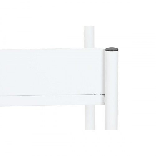 Hylde i hvid metal - 120 × 30 × 76 cm