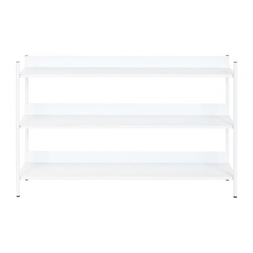 Hylde i hvid metal - 120 × 30 × 76 cm