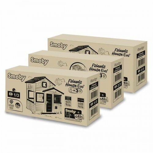 Legehus til haven Smoby Friends House Evo - 162 × 164 cm