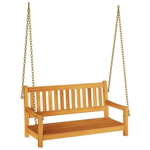 2-personers have svingbænk 110x56x58 cm massivt akacietræ